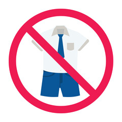 No junior high scool sign, forbidden junior high scool uniform sign, larangan pelajar smp, restricted area for middle school students