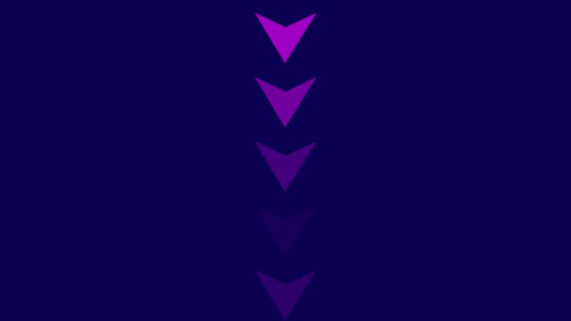 Animated Downward Scroll Symbol Directional Drop Arrow with Alpha Channel