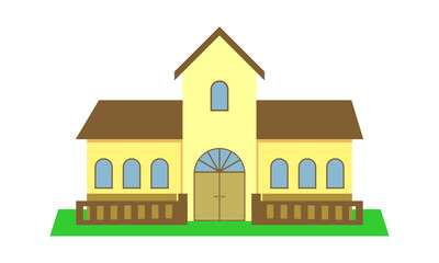 Home building illustration design vector