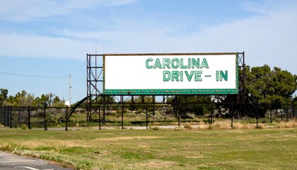 Vintage drive-in movie theater sign (1)