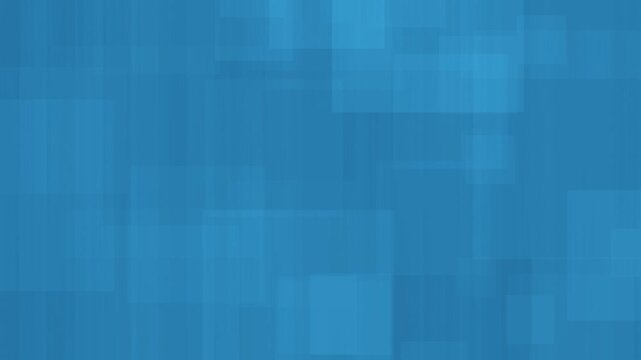 Overlapping translucent blue rectangles in motion create an abstract and subtly textured background - animated floating rectangles