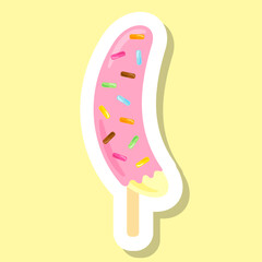 チョコバナナ ストロベリー ステッカー