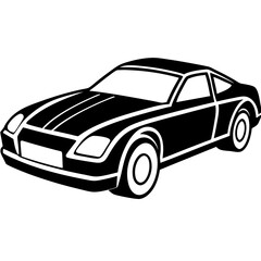 Obraz premium black sports car