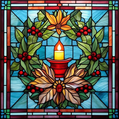 stained glass window