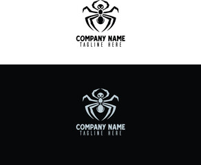 Spider Logo Variations Monochrome 