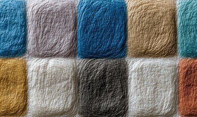 Amostra de Papéis Texturizados em Tons Pastel