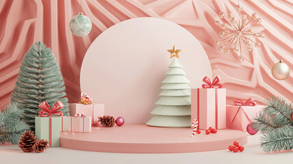 christmas tree with candles