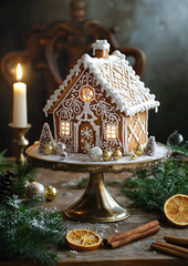 christmas gingerbread house