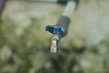close up of a faucet