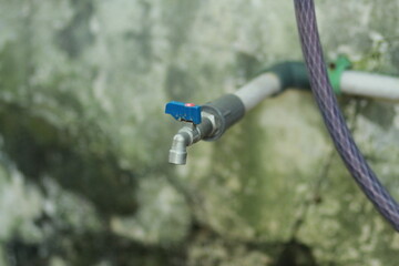 close up of a faucet