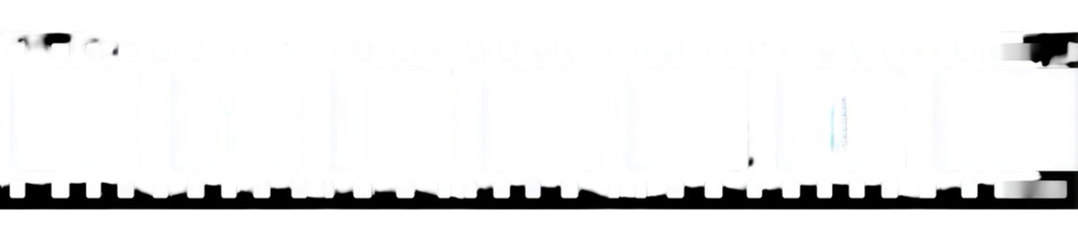 Blank film strips