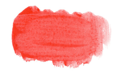 Granular red smudge with jagged texture and saturated color. Suited for hand-drawn art, branding,...