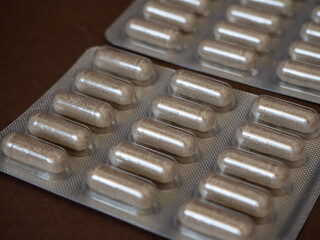 Close up of a pill box