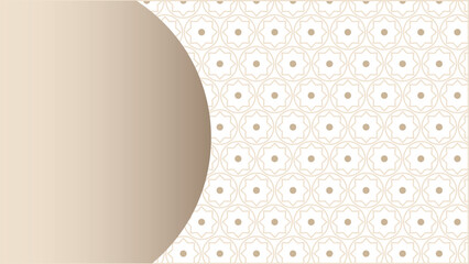 Elegant Geometric Arabic Pattern Background