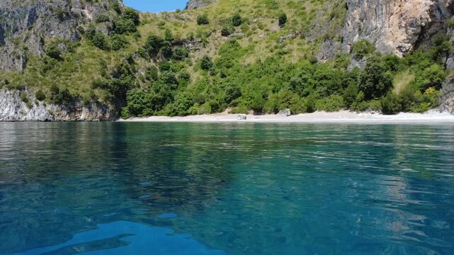 La bella costa da Scario all'area marina protetta degli Infreschi e della Massetta in Cilento ,Italia