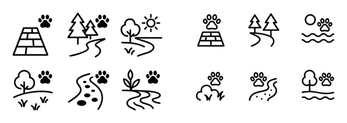 Petwalk Terrain Icons