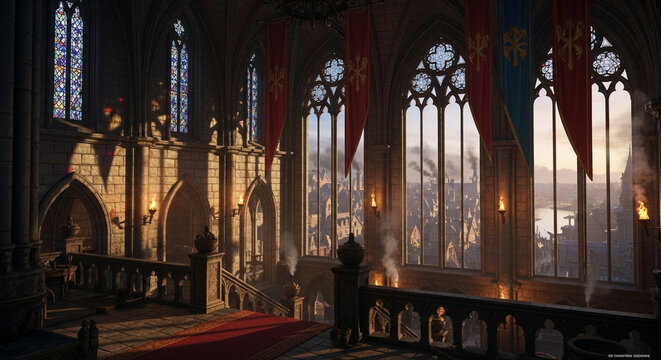 interior of church