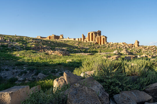 Ancient Roman ruins of Haidra, Tunisia