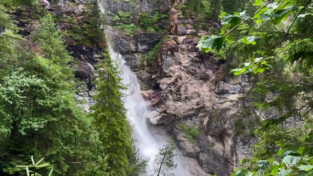 Waterfall in Gimmelwald