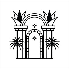 Realistic Gate Design with Artistic Composition