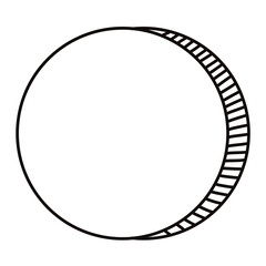 vector illustration of a circle symbol. vector illustration of a circle. vector illustration of a circle with a stamp. line. blank circle. drawing heart. doodle. line art. drawing. out line. sketches.