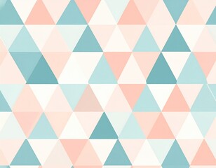 Geometric Triangle Pattern – Pastel Seamless Design