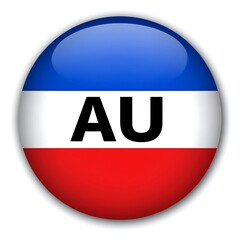 Button-style flag of Australia