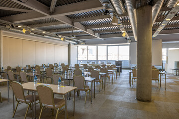 Interior of a conference room in a hotel