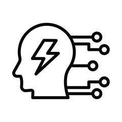 Stress Resistance Vector outline icon. Eps 10 file