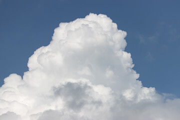 A large cloud in the sky