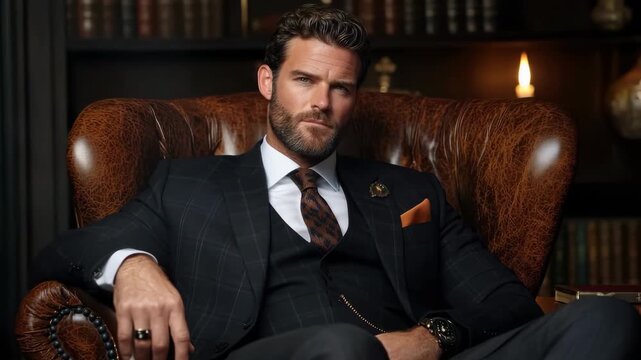 Vintage style icon: retro charm, gangster confidence, soul elegance, disco fashion, classic tailoring, urban glamour, gentleman status, peaky edge, funk vibe, bespoke grace, early presence