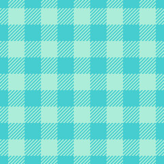 Vibrant teal and mint green buffalo plaid pattern.  Perfect for textile design, website backgrounds, or crafting projects. This cheerful, textured design evokes feelings of freshness and summer.