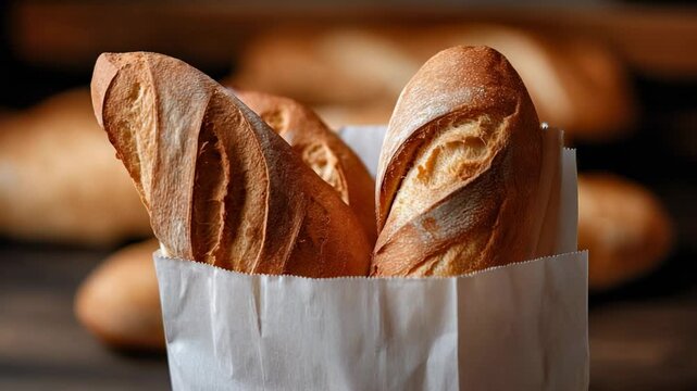 French fresh baguettes bakery pastry baguette 