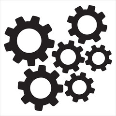 Cogwheel Icons Pack | Vector Settings and Mechanical Symbols (EPS 10)