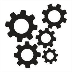 Settings Gear Icons Collection | Cogwheel Vector Design (EPS 10)