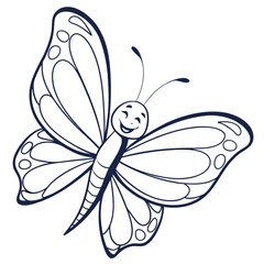 hand drawn butterfly