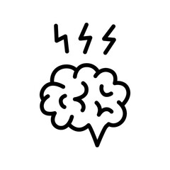 Limit stressful situations icon. Healthy mind tip. Avoid conflicts and negative emotions. Isolated vector illustration