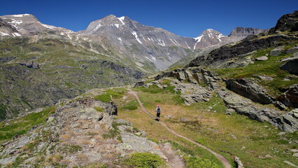 The Bellecombe lakes located near Plan du Lac, a high plateau above Termignon in Vanoise National...