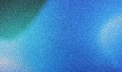 Amazing Blue Green Blur Gradient With Grainy Noise Texture, Turquoise Mesh and Dynamic Flow...