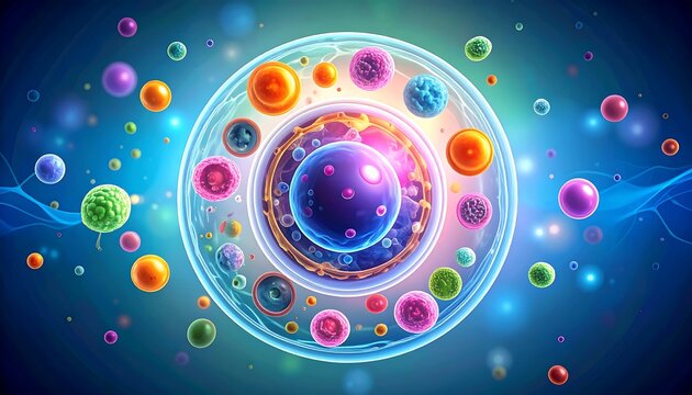 Colorful cellular structures