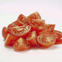 Freshly chopped cherry tomatoes