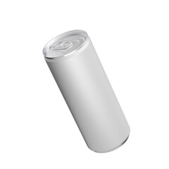 Energy drink soda can mockup template , isolated on grey background. High resolution
