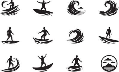 Dynamic surfers ride epic waves capturing extreme ocean sport action