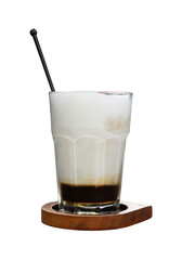 glass of ice drink aesthetic isolated