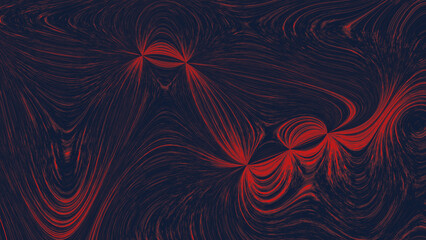 Dark red swirling abstract background with dynamic fluid wave pattern art