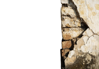 old broken wall banner for copy space