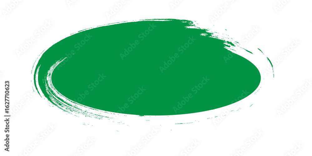 Poster green abstract circle background with grunge texture and round design elements on transparent backgr