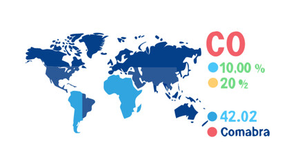 World map carbon monoxide co emissions data visualization and geographic distribution analysis report