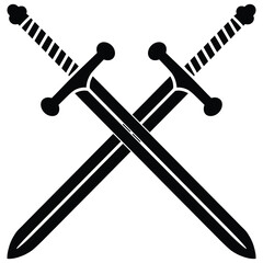 two crossed swords