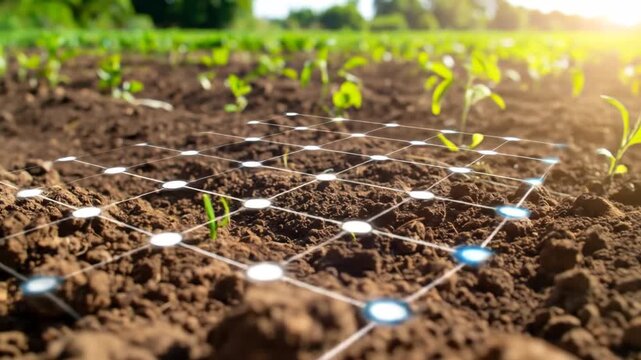 Precision Farming:  Gridded Soil Analysis for Growth